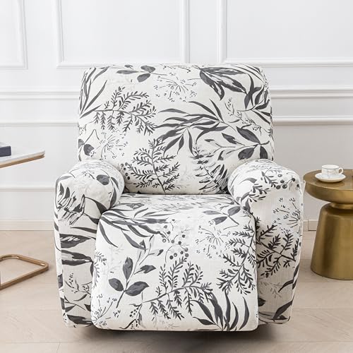 Image of Eco-Ancheng Recliner Slipcovers 4-Pieces Lazyboy Recliner Covers Recliner Couch Covers Recliner Chair Cover Non Slip Reclining Slipcovers with Storage Pockets Furniture Protector for Living Room,19