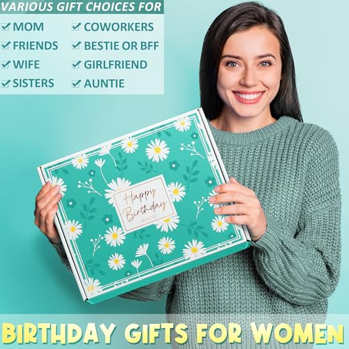 Image of Birthday Gifts Basket for Women Mom Sister Her, Happy Birthday Spa Gift Box