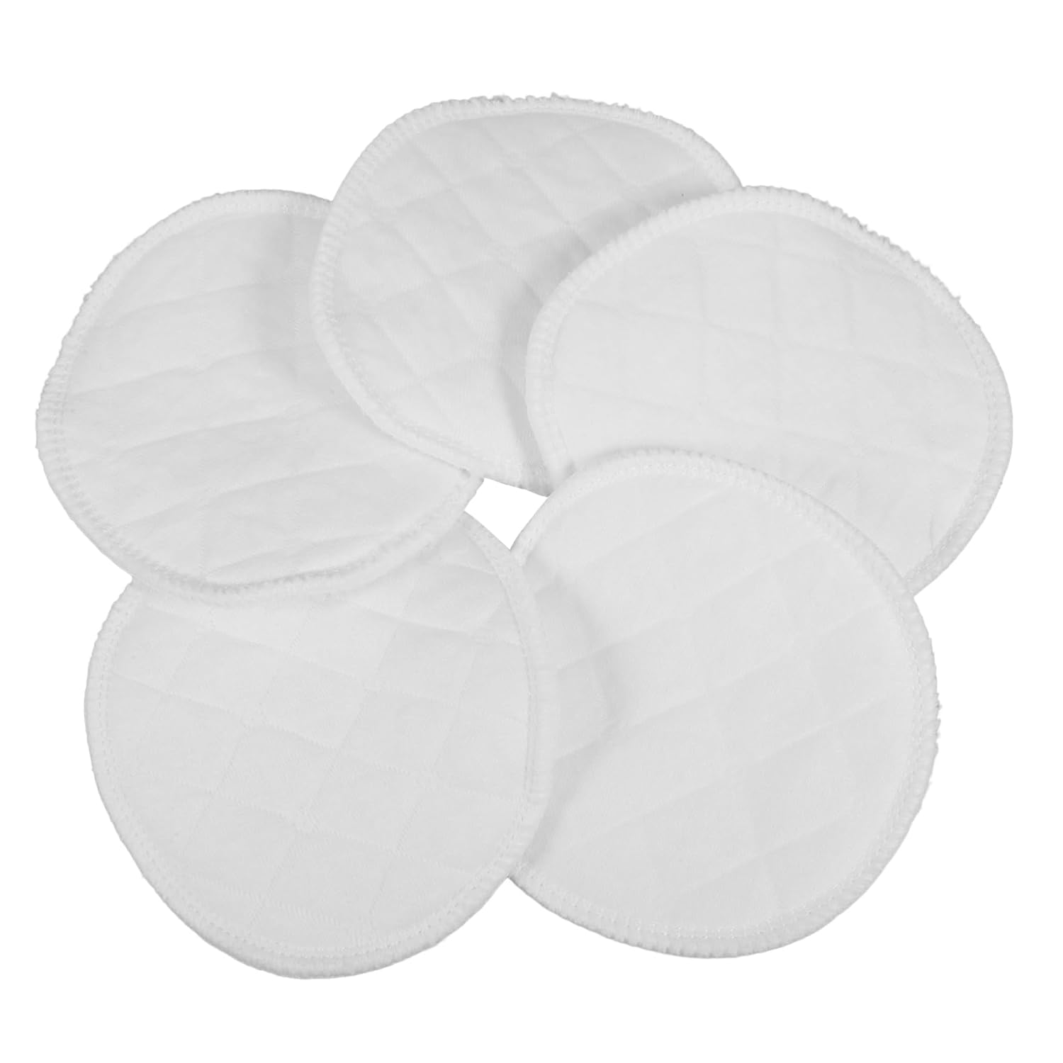 10pcs Reusable Breast Pads Soft Cotton Nursing Pads for Breastfeeding Leak Maternity Washable Nipple Covers for Nursing