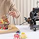 VEVOR Airbrush-Set, Dual-Fan-Lufttank-Kompressorsystem-Set mit 3,5-L-Luftspeichertank, Airbrush-Set mit 0,3-mm-Spitze-Airbrush, Halterung, Farbmischrad, Reinigungsbürsten-Set, Art Nail Cookie