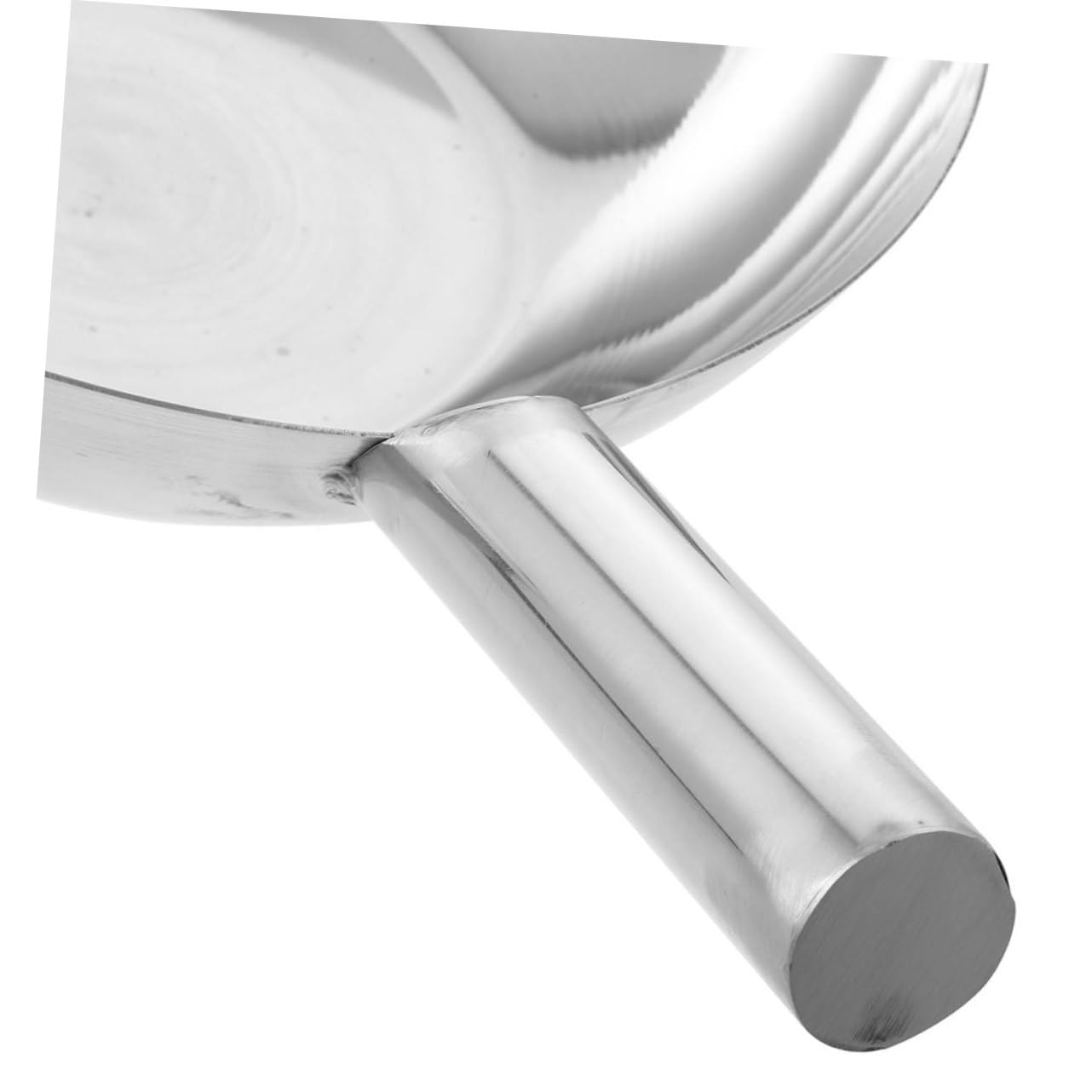 Louche à Eau Design Robuste et Gain de Place Épaisse Longue Poignée en Acier Inoxydable Multifonctionnelle, Accessoire la Cuisine et Salle de Bain