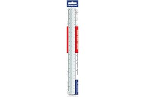 Staedtler 12-Inches Engineers Triangular Scale (98718-34BK)