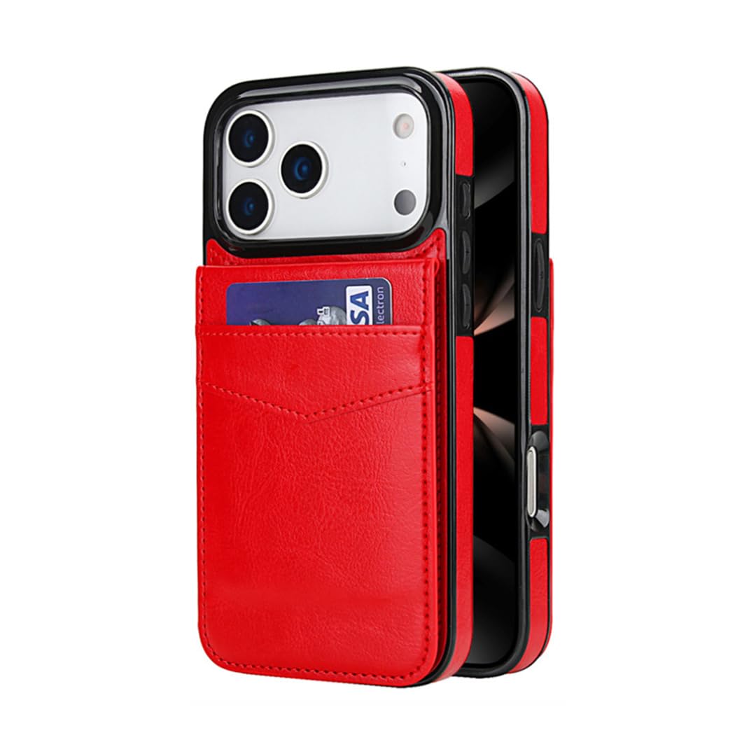 Amazon.co.jp: RNOZX iPhone 16 Pro用高級レザーバックケース、カード