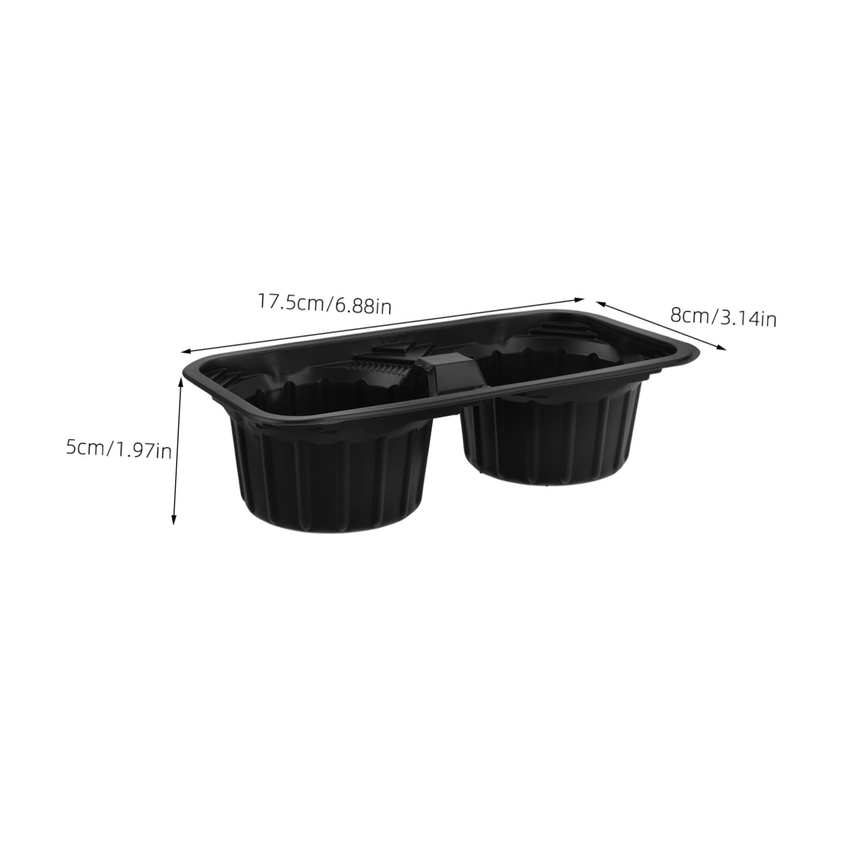 Cabilock Stylish Suction Cup Cup Holder 50pcs Carrier for Takeout Beverage Holder Base Drinks Display Outdoor Trays