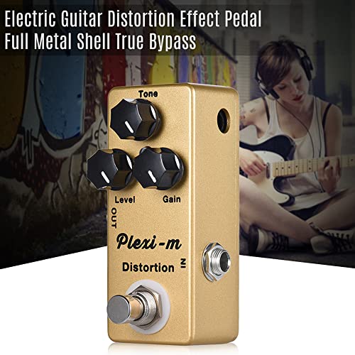 Btuty Guitare électrique Pédale d’effets de distorsion Boîtier métallique complet True Bypass - Les Beatles, Paul McCartney, John Lennon, RIngo Starr, George Harrison Btuty Guitare électrique Pédale d'effets de distorsion Boîtier métallique complet True Bypass – Image 4