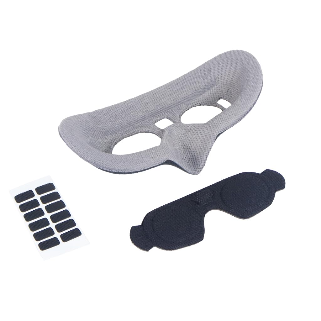 LiftChuang Lens Protection Cover Face Cover Compatible with D-JI Goggles 2 Foam Padding Sponge Eye Pad Facemask Comfortable (grey)