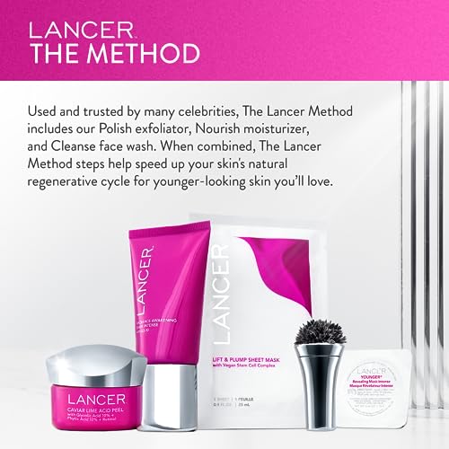 Lancer Skincare Caviar Lime Acid Peel On the Go, Retinol Facial Chemical Peel with Brightening Glycolic Acid, Travel Size, 0.5 Fluid Ounces - Image 4