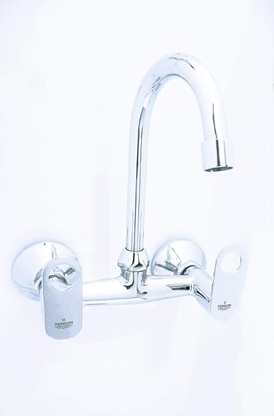 Penguin Sink Mixer Tap - Stealth Collection, 2017#, Made of Brass, Rotating Spout, Qty - 1 pc in Box