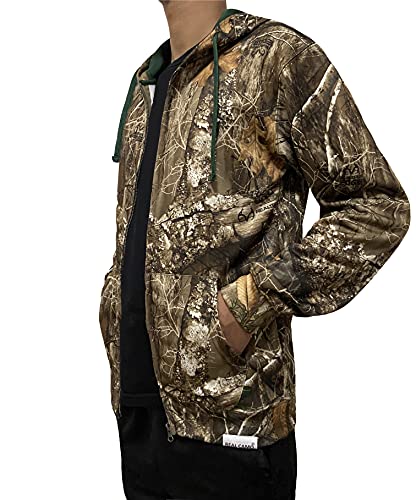 Men's Realtree Edge Full Camo Polyester Fleece Hoodie2