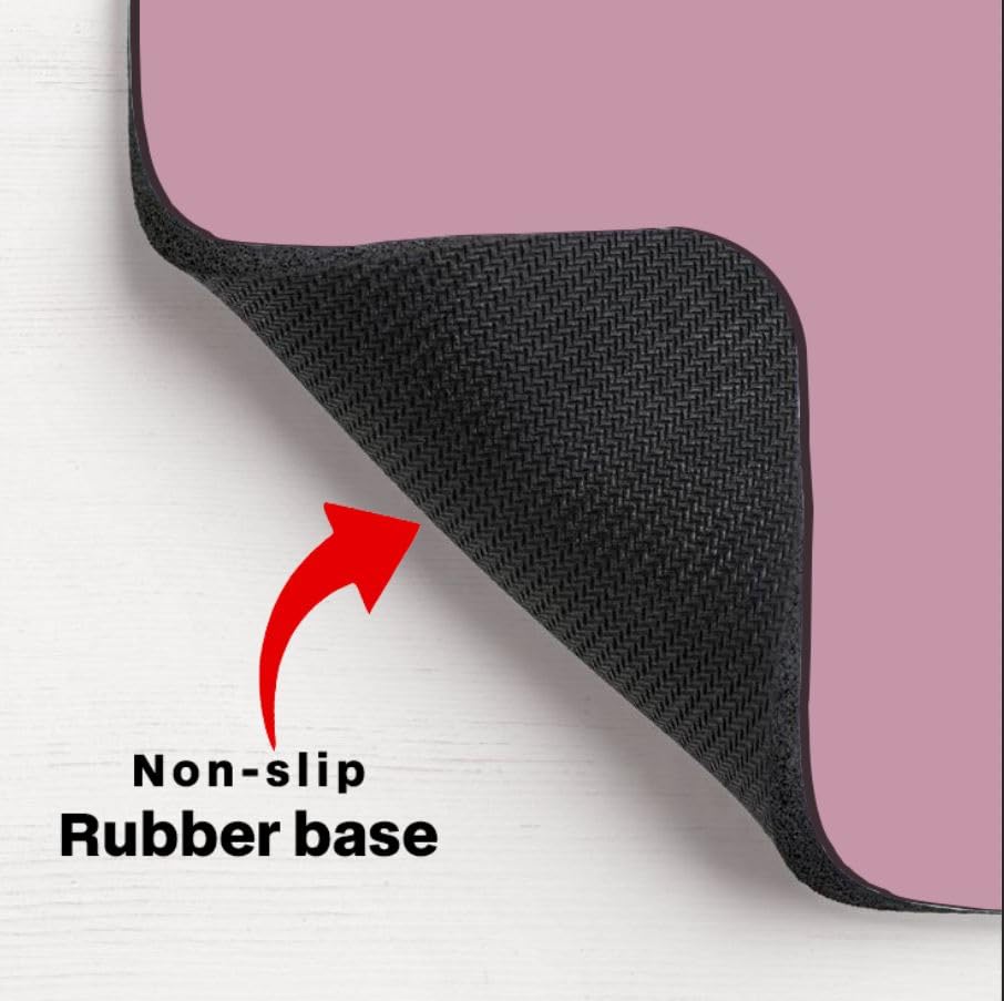 Image of ON TREND Premium Extended Mouse Pad, Large Premium Desk Mat Anti Skid Rubber Base for Desktop Laptop PC Office Gaming (Size- 23 X 11 x 0.12 Inch) (Pale Mauve)