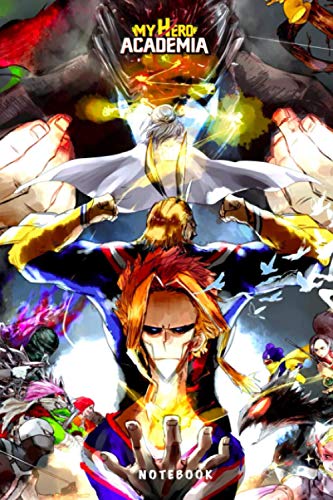 My Hero Academia Notebook: odoroki x Deku And Friends, My Hero Academia Anime Notebook, Japanese Anime & Manga Notebook, Anime Journal, 6x9 Collage Ruled 110 Pages - Perfect Gift For Anime Fans