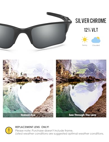 Image of BLAZERBUCK Replacement Lenses & Sock Kit for Oakley Half Jacket 2.0 XL OO9154 Sunglass