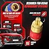 Flexzion AC R134a Quick Connectors System Port Adapters Couplers Low High Set of 2 Conversion Kit for HVAC Auto Car Air conditioning with Manifold Hose Gauge #4
