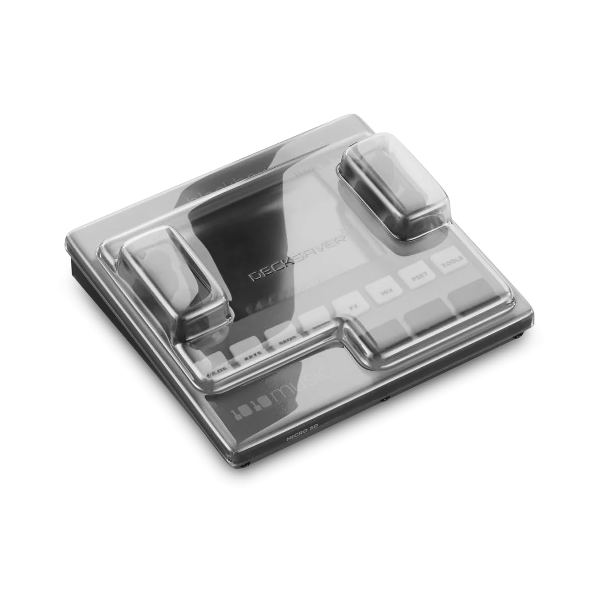 Decksaver Cover for 1010music Blackbox & Bluebox - Super-Durable Polycarbonate Protective lid in Smoked Clear Colour, Made in The UK - The Producers' Choice for Unbeatable Protection