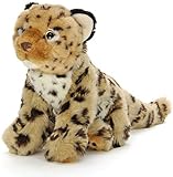 カロラータ ヒョウ ぬいぐるみ (子/リアルアニマルファミリー/やさしい手触り) リアル 動物 おもちゃ お人形 ギフト プレゼント 誕生日 (検針2度済み) / クリスマス クリスマスプレゼント