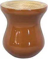 Cuia Madeira Nobre Imbuia Chimarrão Perolizada Marrom