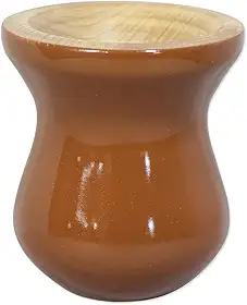 Cuia Madeira Nobre Imbuia Chimarrão Perolizada Marrom
