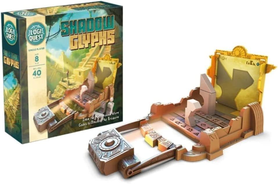 Miniatura 2 de Shadow Glyphs Logic Puzzle - Juego de mesa LogiQuest Puzzle Adventure  Juego de rompecabezas para niños y familia  Incluye 40 rompecabezas  Práctico