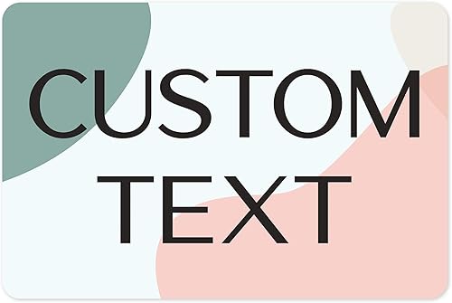 Miniatura 317 de Letrero Personalizado, Letrero de Calle Personalizado, 11 Colores de Fuente, 13 Estilos de Fuente, 4 Opciones de Agujeros, 22 Tamaños, 6x24 Madera