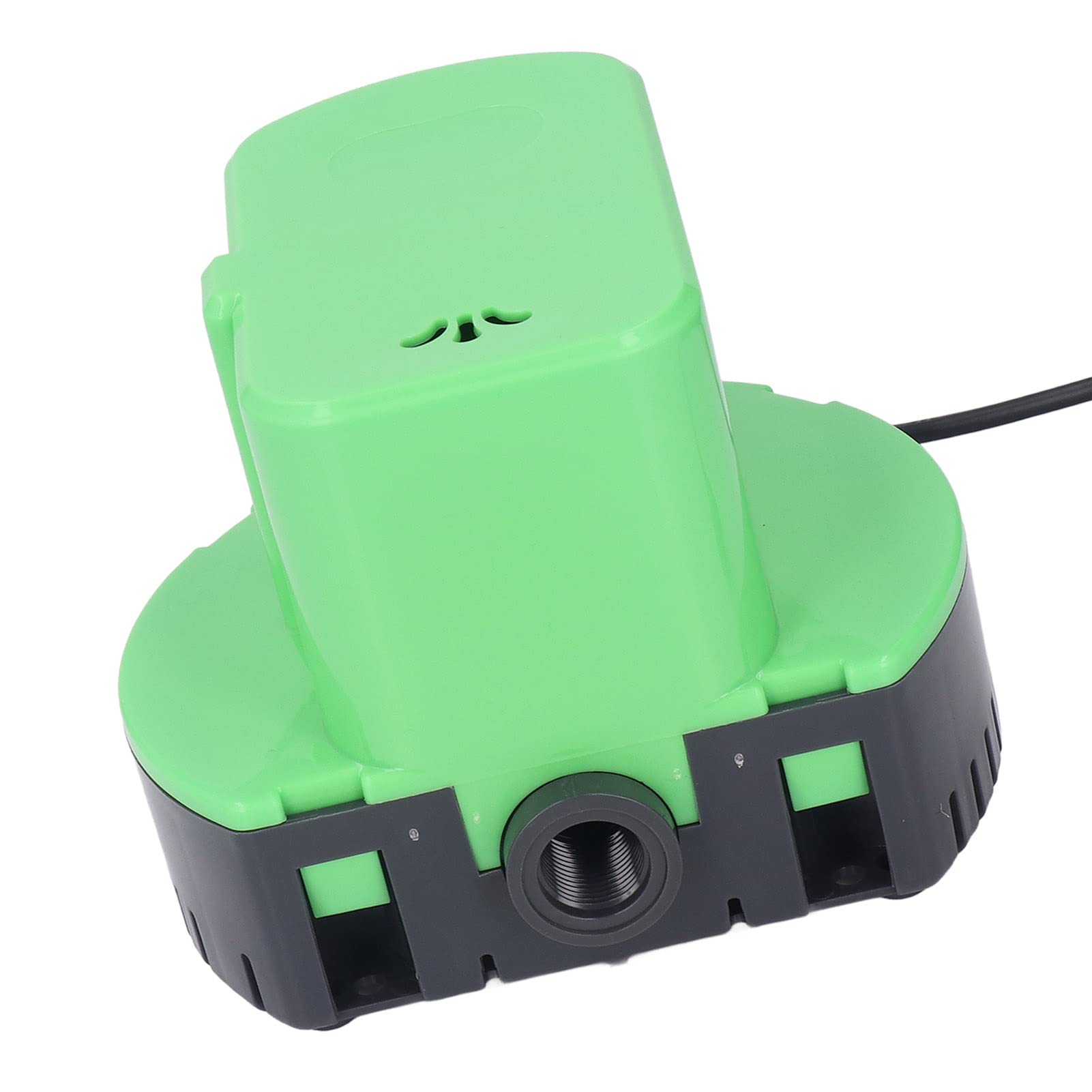 Wakects Pompa per Copertura Piscina, Pompa di Drenaggio Automatica, 1200 GPH, IPX8, Cavo 7,6 M, Tubo 4,9 M, Controllo Temperatura per Copertura Piscina, Vasca Idromassaggio, Seminterrato (Spina