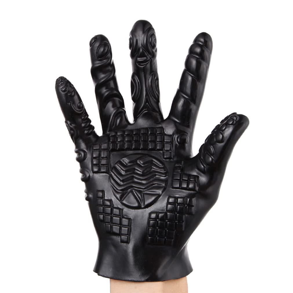 Sexual Wellness Products, Male Female Massage Tool Soft Flirting Massage Glove Men Ribbed Teasing Gloves, Female Massage Tool