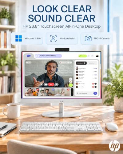 HP 23.8'' Touchscreen All-in-One Desktop Computer, 16GB RAM, 1TB SSD - image 6