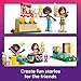 LEGO Friends Friendship Movie Night Pretend Play Building Toy - Interactive Storytelling Playset for Girls & Boys, Ages 6+ - Includes Paisley and Aliya Minidolls - Gift Idea for Birthdays - 42642