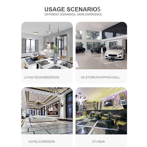 Zunate Difusor aromático eléctrico 150 mL Bluetooth timer miniatura 5