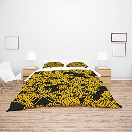 Housse de couette King Size 240x220 avec 2 taies microfibre - 4