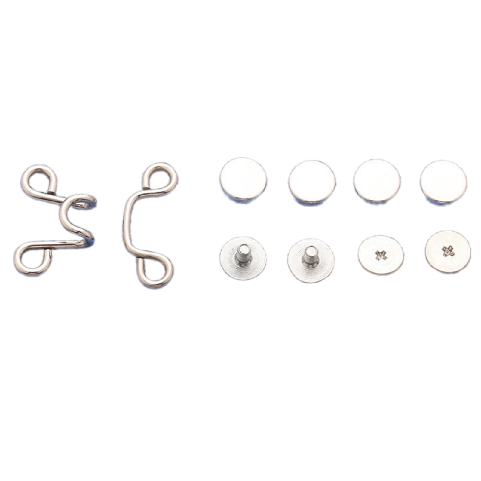 Jazuaiao Waist Button Tighteners for Jeans Trousers to Make Tighter Waistband Adjusters Pants Buckles Adjusters