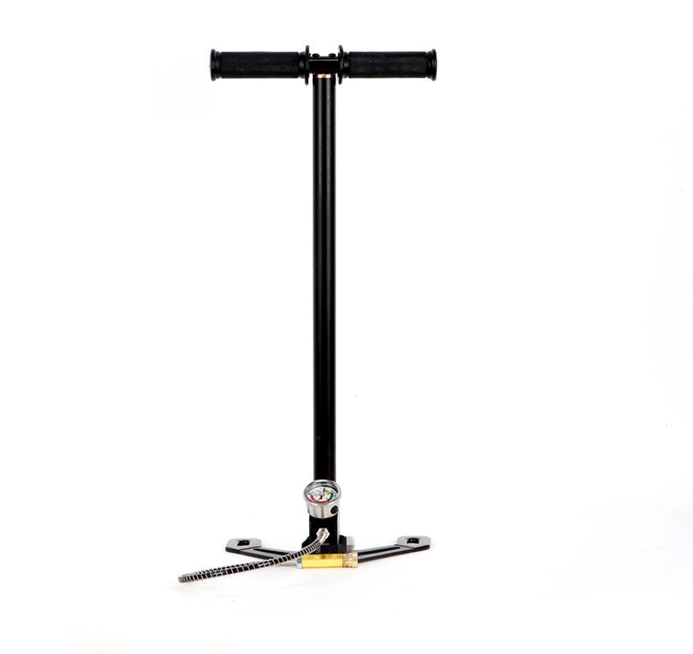 Bomba de Aire Manual de Alta Presión 30MPA 40MPA, Acero Inoxidable, 4500 PSI, 3 Etapas, Plegable y Sellada, para Bicicletas, Coches, Motos y Más