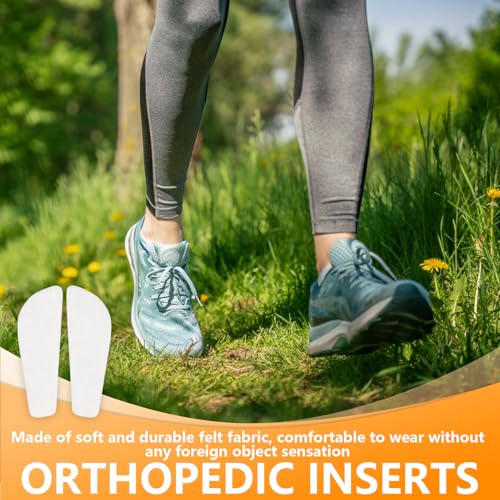 6 pares de plantillas de cuña para corrección y dolor de pie miniatura 6