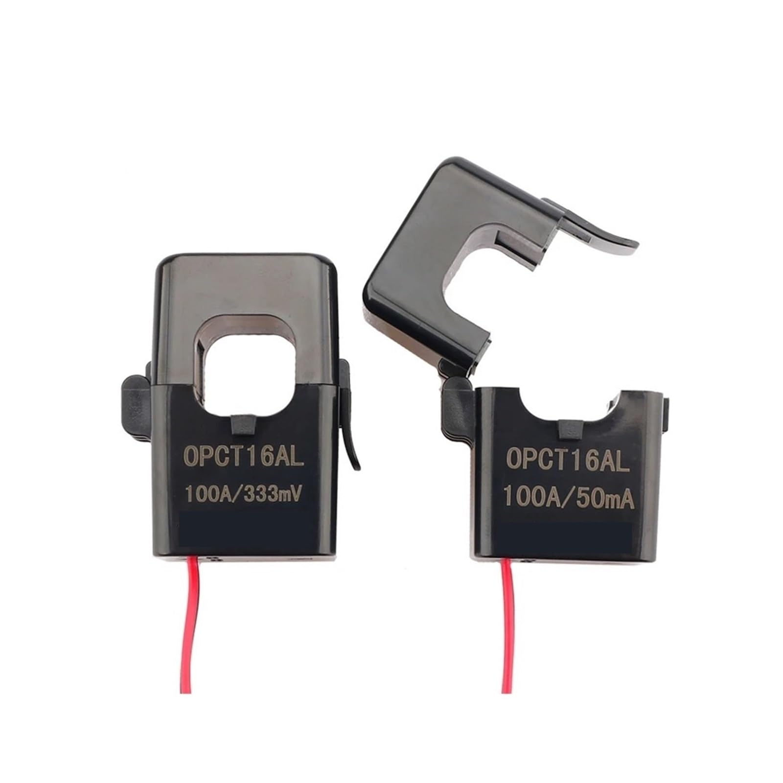 LZIKKGKI 1pcs Split Core Current Transformer OPCT16ATL 100A 50mA 50A 40mA 10A 5mA 5A 2.5mA Open Type Current Transformer(Customized Ratio)