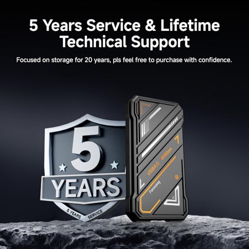 Image of fanxiang External SSD 1TB, Up to 3800MB /s USB 4.0, External Solid State Drive, Portable SSD Type-C External Hard Drive for iPhone 15 /Pro /PC /Laptops /Professionals /Gaming, PS3000