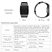 HalfSun Impermeable IP67 Smartwatch, HD Color Screen,Pulsera Inteligente con Pulsómetro, Monitor de...