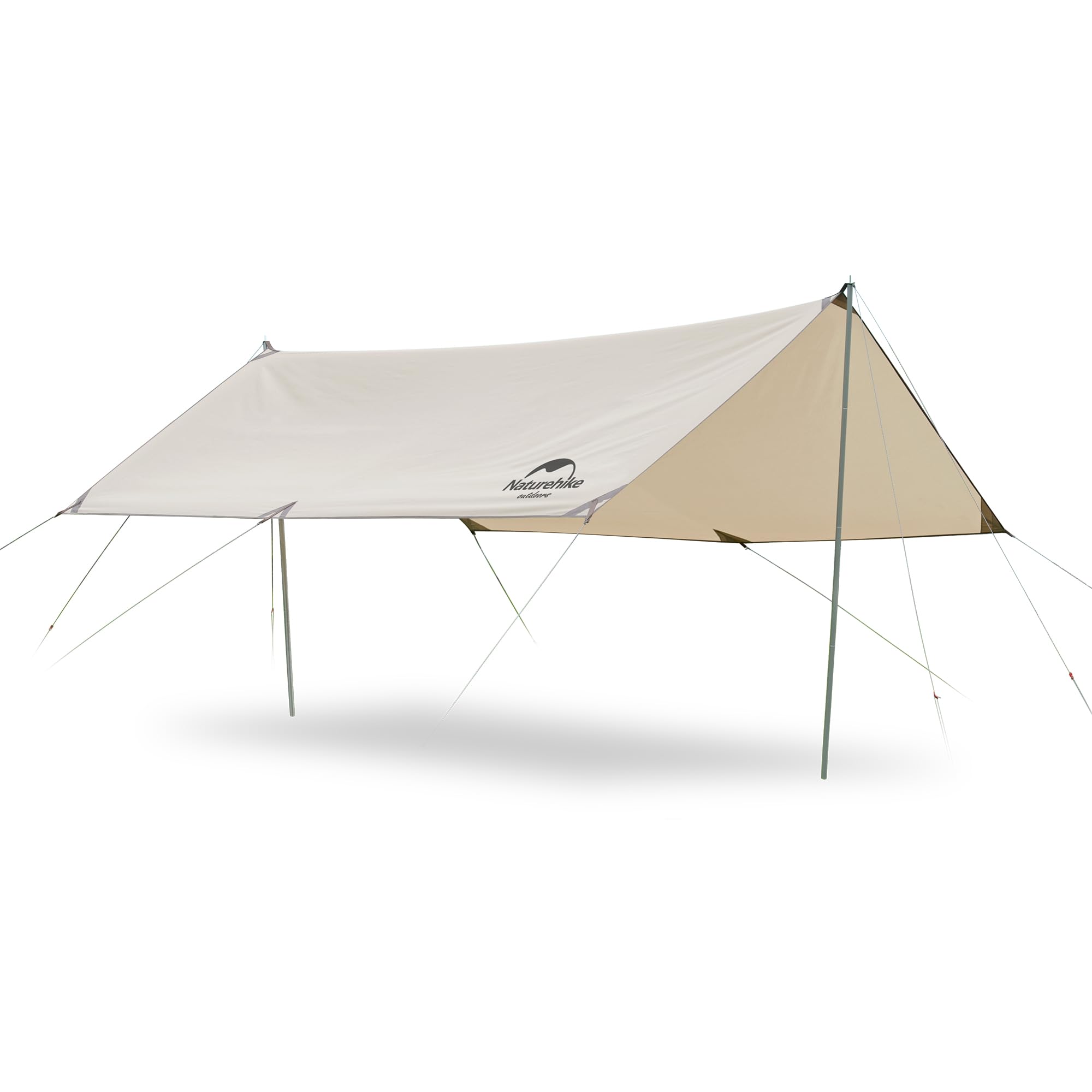 Naturehike Toldo Camping UPF50+ Impermeable Lona Suelo Protector Aolar Anti-Viento Toldos para Playa Tienda Hamaca Acampada Refugio Al Aire Libre