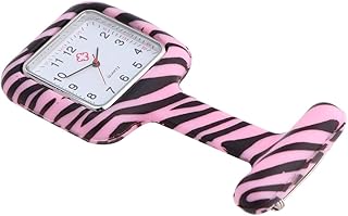 1Pc Relógios Quadrados Para Mulheres Meninas Relógios Minimalistas Relógios De Silicone Relógios De Bolso Relógios De Enfermeira Mesa Enfermeira Peito Relógios Femininos