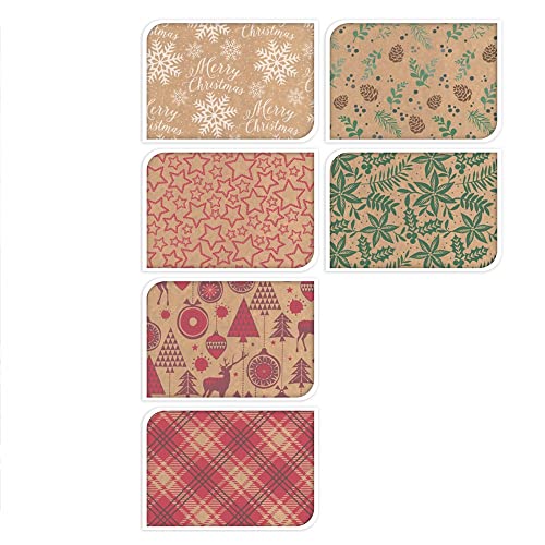 Home @ Styling Collection Papier Cadeau Kraft NOËL 70X200CM 56-57GR Cover