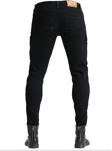 Miniatura 10 de Pantalones de protección para hombre y mujer, pantalones de protección para motociclista, caballero, hockey, motorista, armadura