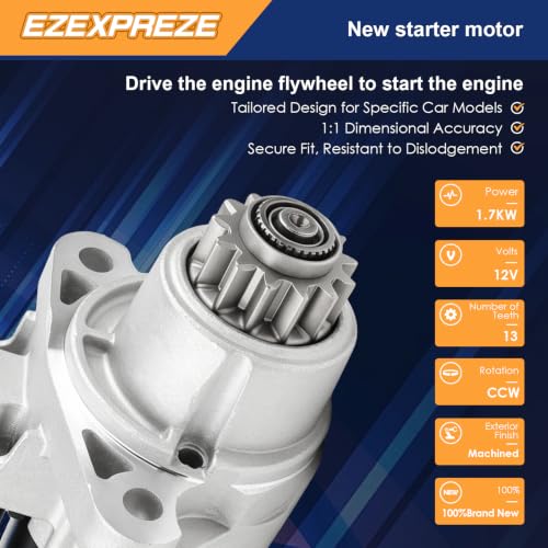 Image of Ezexpreze Starter for Nissan Altima, Pathfinder, Murano, Maxima, 3.5L V6