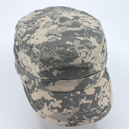 Image of The Vintage Year Heavy Stitching Washed Cotton Cadet Hat - Durable Military Baseball Cap for Men & Women, Outdoor Casual Wear