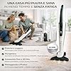 DIERRESTORE Aspirapolvere Senza Filo Folletto VK7 ORIGINALE + Batteria, Caricatore SC7 e HD7 – 6 Sacchetti Originali – Autonomia 30 Min, Certificato TÜV per Allergici, Pulizia Profonda Quotidiana