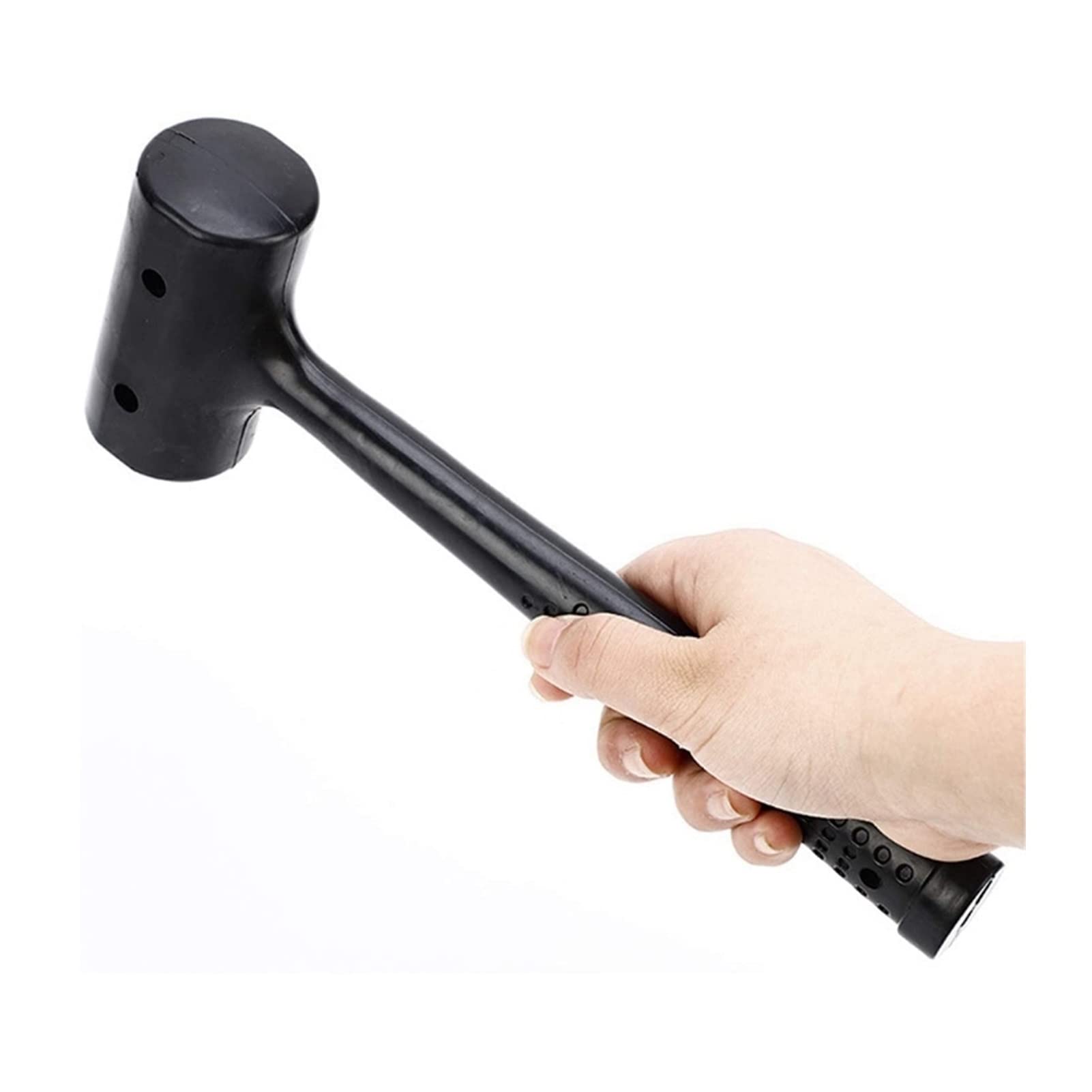 K1ka Martillo de Goma de mazo de Trabajo Pesado Protege Las baldosas cerámicas del Regalo de daños Ajuste for los Amantes y Adultos Que salvan el sólido (Color : 37cm)
