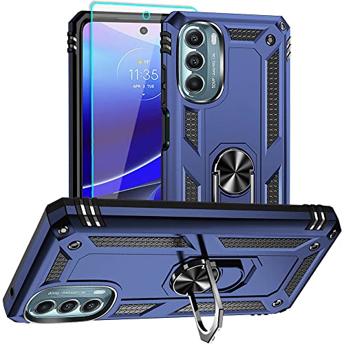 Coque Moto G Stylus 5G 2022 antichoc de qualité militaire avec anneau de maintien