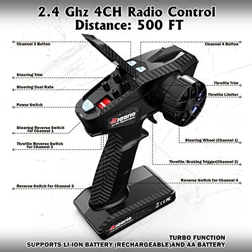 AMORIL 1/10 AK-917 Fast Brushless RC Cars for Adults,Max 75mph Hobby Electric On-Road RTR with 9KG Metal Servo,3650 4300KV Motor,60A Independent ESC,Remote Control Car for Boys,Cyan