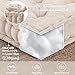 Intelligent Design Azza Floor Pillow, Large Cushions Sitting for Adults, Floor Pillow for Meditation or Yoga, Lustrous Chenille Tufted with Scalloped Edges for Bench/Chair Cushion, 20