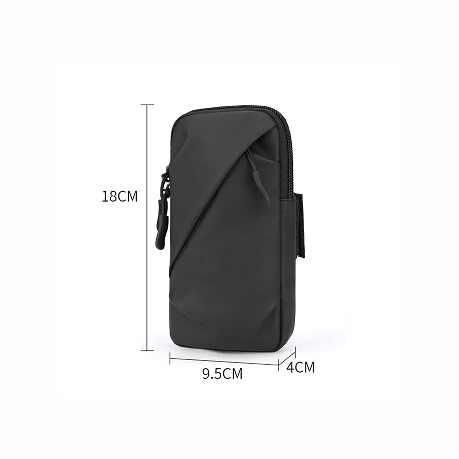 JINGYAN Brassards pour téléphones Portables Sac à Bras de téléphone Double Couche imperméable Capacité de Grande capacité Respirante Fitness en Plein air Running Coffret de téléphone Portable(Blue)