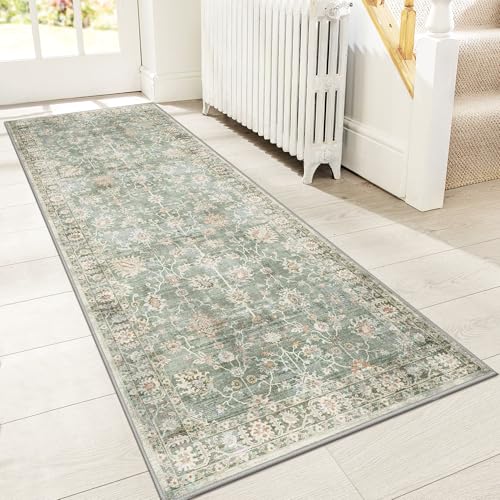 Tapete corredor GENIMO 2x5 lavable antideslizante boho