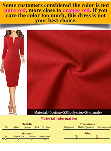 Image of VFSHOW Womens Slim Zipper Up Work Business Office Party Bodycon Pencil Sheath Dress