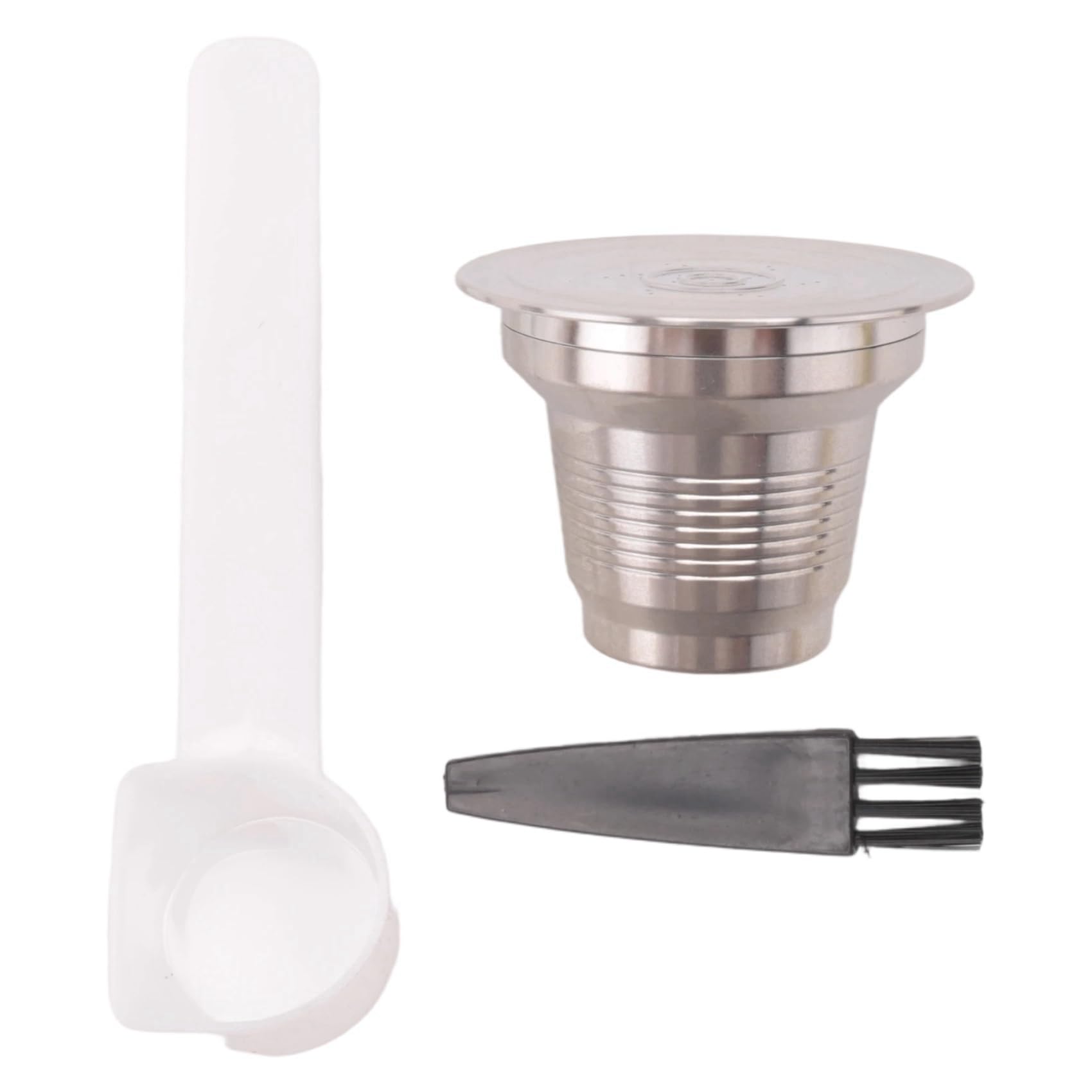 2X Cápsula de Café Reutilizable y Rellenable para Cafetera LOR con Filtros de Acero Inoxidable LM8012
